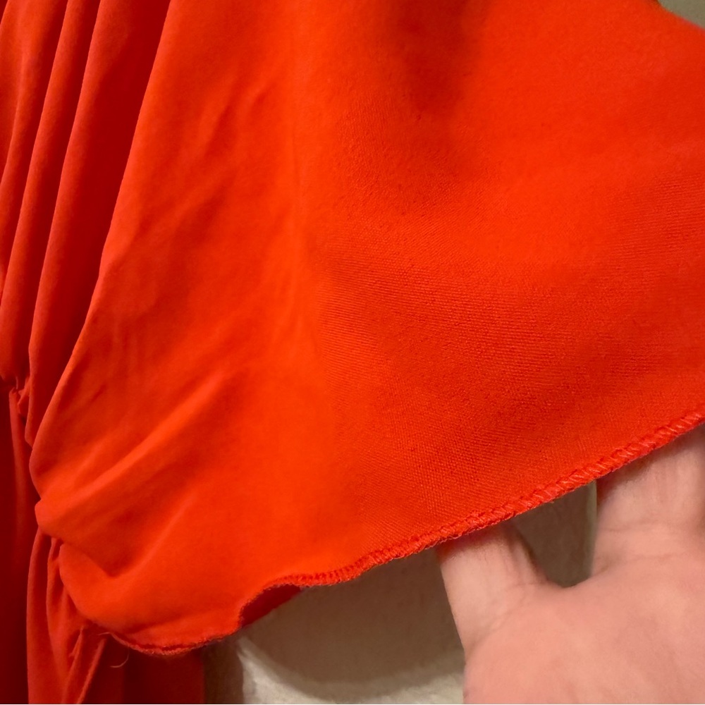 Elegant Red maxi 2x Women's Dress - Picture 12 of 13
